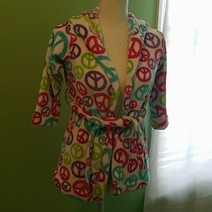 ☮️Girls Hooded Robe☮️